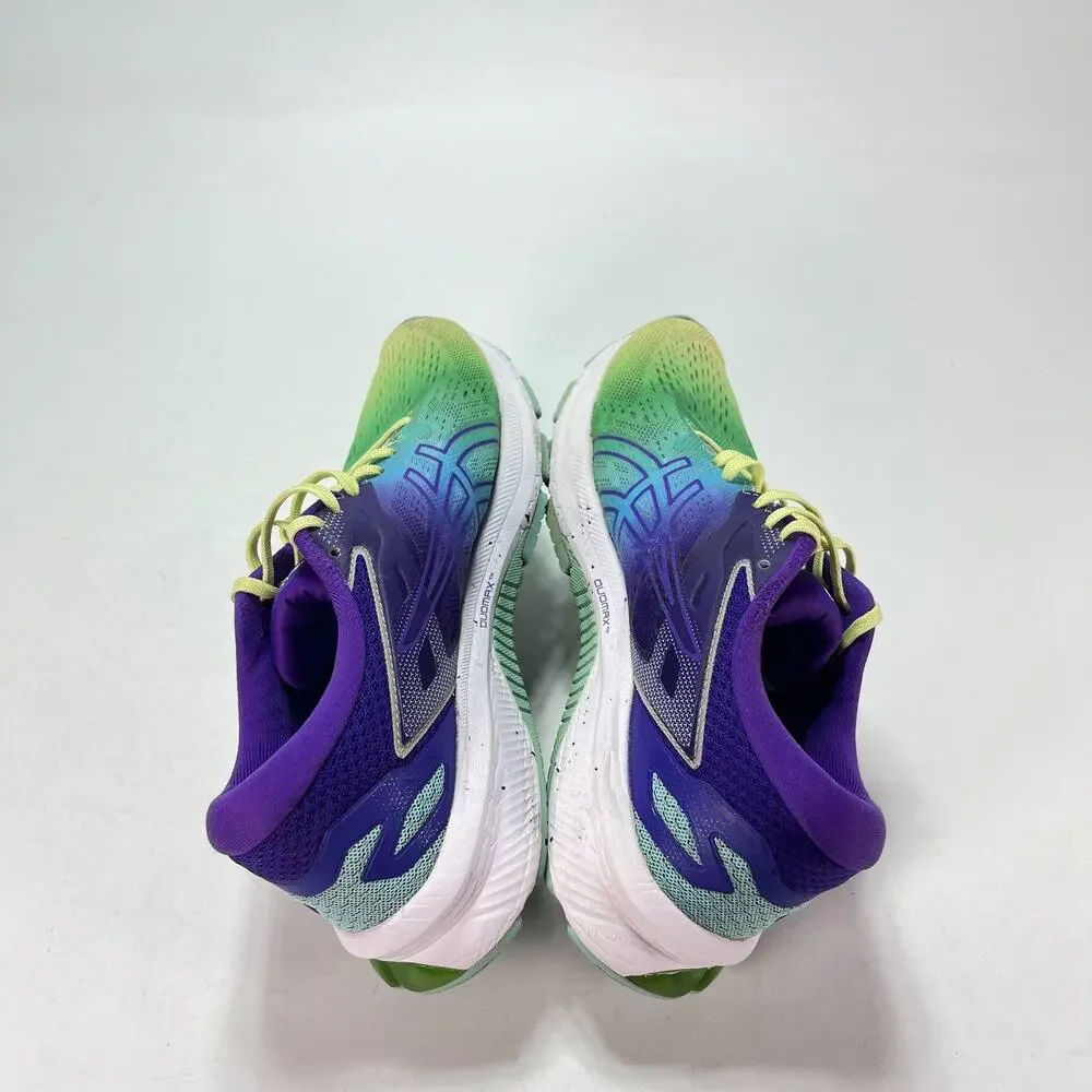 ASICS GT-1000 10 Purple Teal Stability Running Shoes 1012B123 Women's Size 7.5